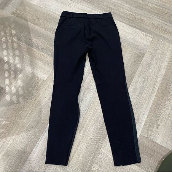 Zara Snake Print Black Trousers Pant with zipper Ankle Size S - Picture 6 of 6